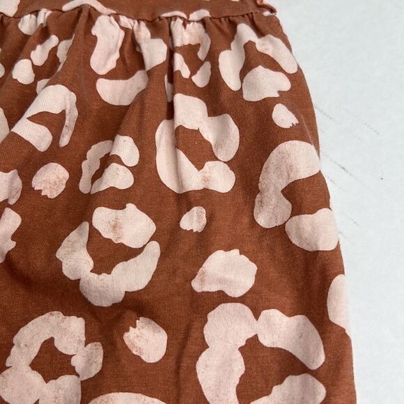 Carter’s Child of Mine brown and cream animal print romper EUC size 24 months - Picture 7 of 11